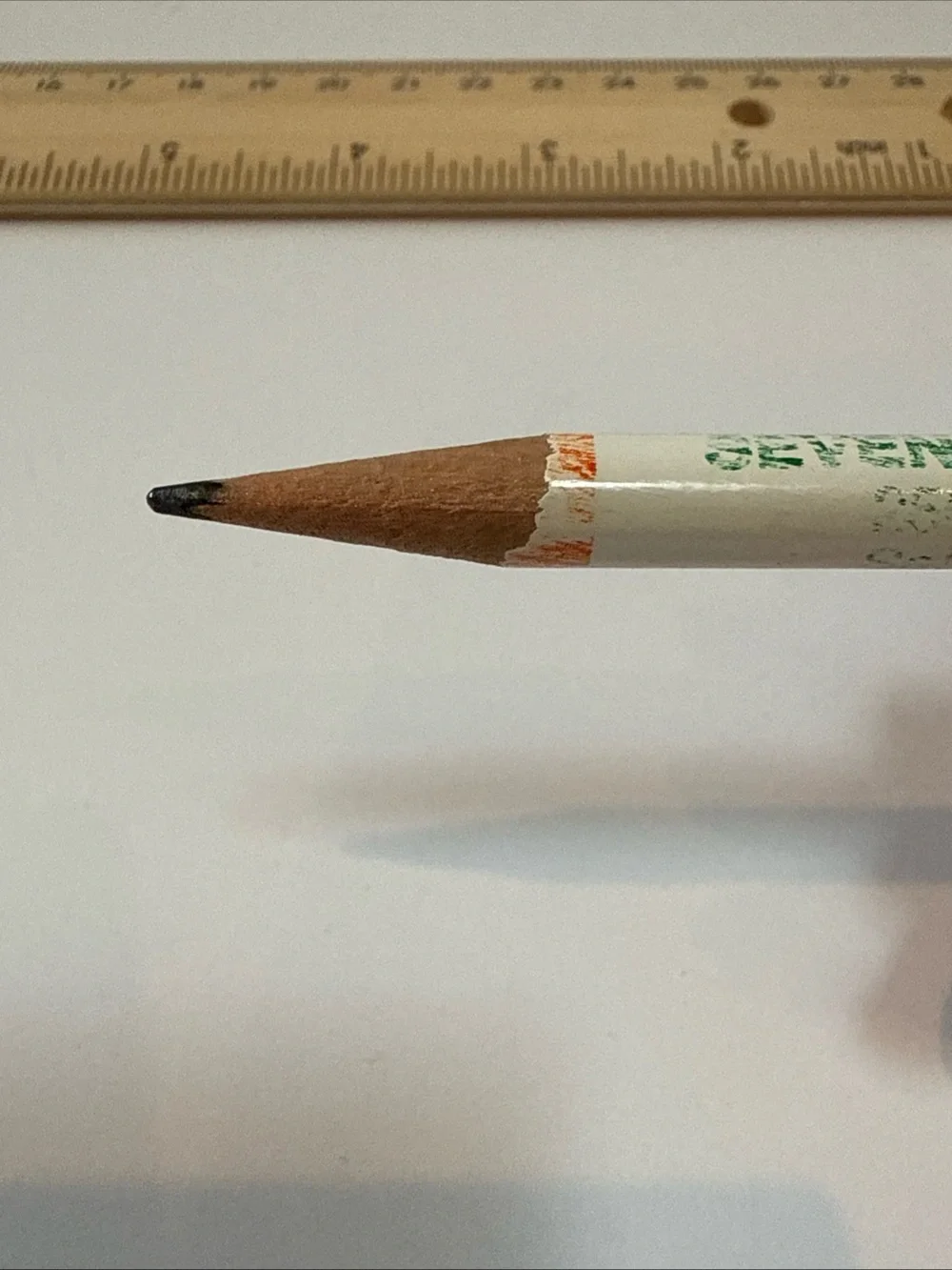 White Promotional Pencil for 7-up bottling Co Salem Oregon used